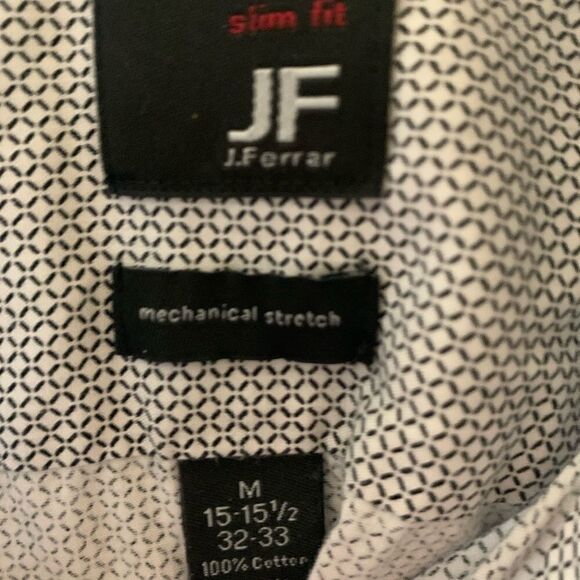 J Ferrar slim fit mechanical stretch button up shirt - Picture 3 of 5